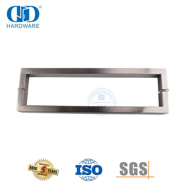 Puxador de aço inoxidável do fabricante OEM para porta de vidro do chuveiro-DDPH015