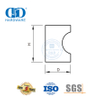 Preço baixo Cobre de aço inoxidável móveis botão de ferragem cozinha Handles-DDFH065