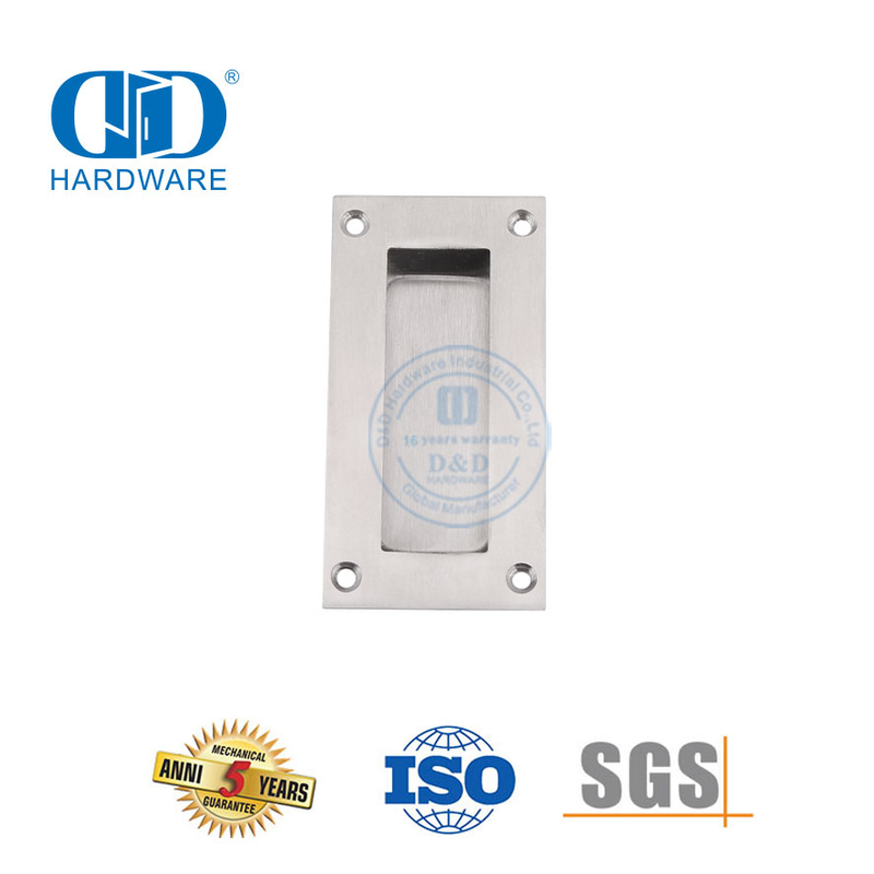 O gabinete de montagem embutida oculto puxa maçanetas da porta da gaveta deslizante embutida-DDFH010