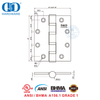 Dobradiça de porta de madeira de metal resistente de latão antigo com certificado BHMA UL com classificação de fogo ANSI -DDSS001-ANSI-1-4.5x4.5x4.6mm