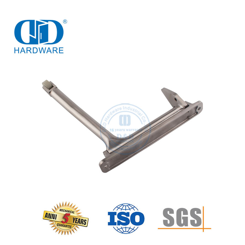 Coordenador de porta seletor de hardware para edifícios públicos ocultos à prova de fogo de aço inoxidável UL resistente à prova de fogo para porta de metal de madeira-DDDR001-9 Polegada