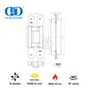 Dobradiça de porta oculta ajustável EN1935 de 120 kg para porta de metal com classificação de fogo-DDCH008-G120