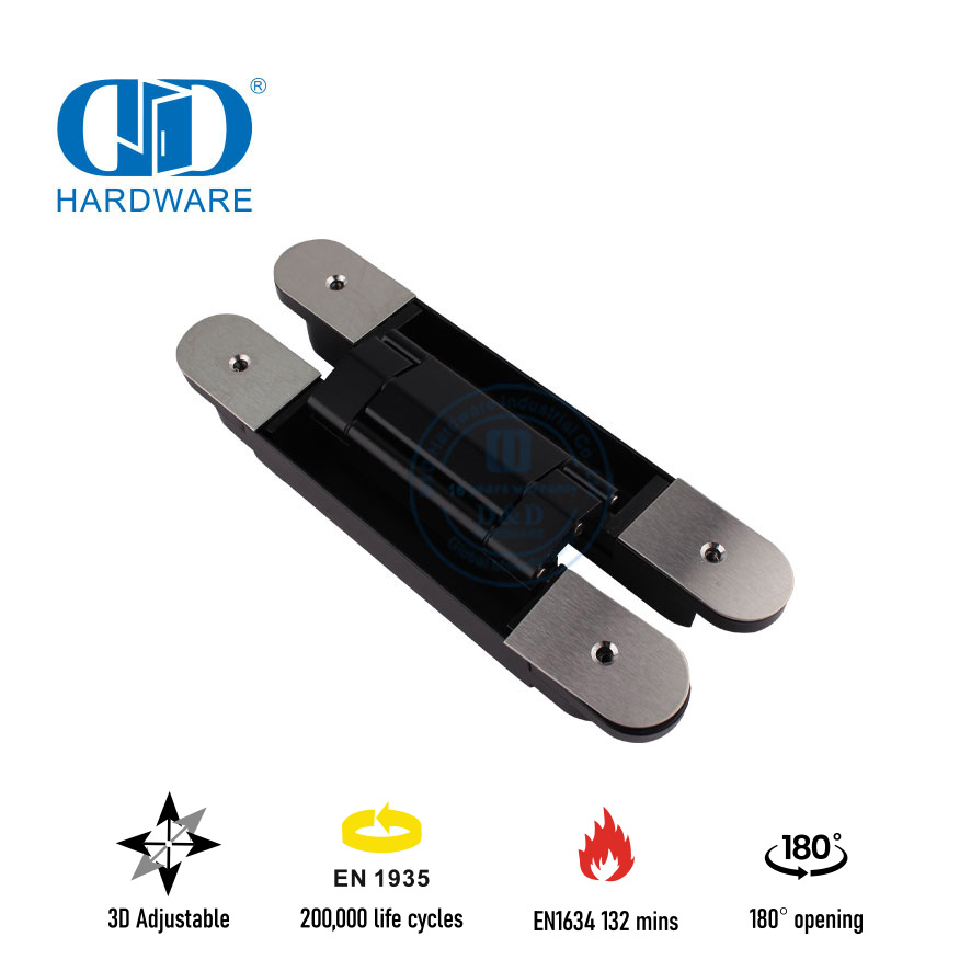 Dobradiça de porta de segurança de tipos ocultos EN1935 para governo-DDCH008-G80