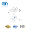 Os sistemas de pivô de porta de vidro de aço inoxidável curvam a parte superior sobre o painel de pivô de vidro Fittings-DDGP008
