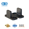 Aço inoxidável preto porta dupla porta do celeiro ferragem piso inferior Guide-DDBD085