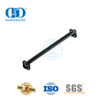 Aço inoxidável preto duplo estilo celeiro porta ferragem ao ar livre alça deslizante porta do celeiro Hardware-DDBD092