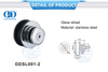 Acessórios de hardware para porta deslizante de aço inoxidável Roda de vidro Porta deslizante Hardware-DDSL001-2