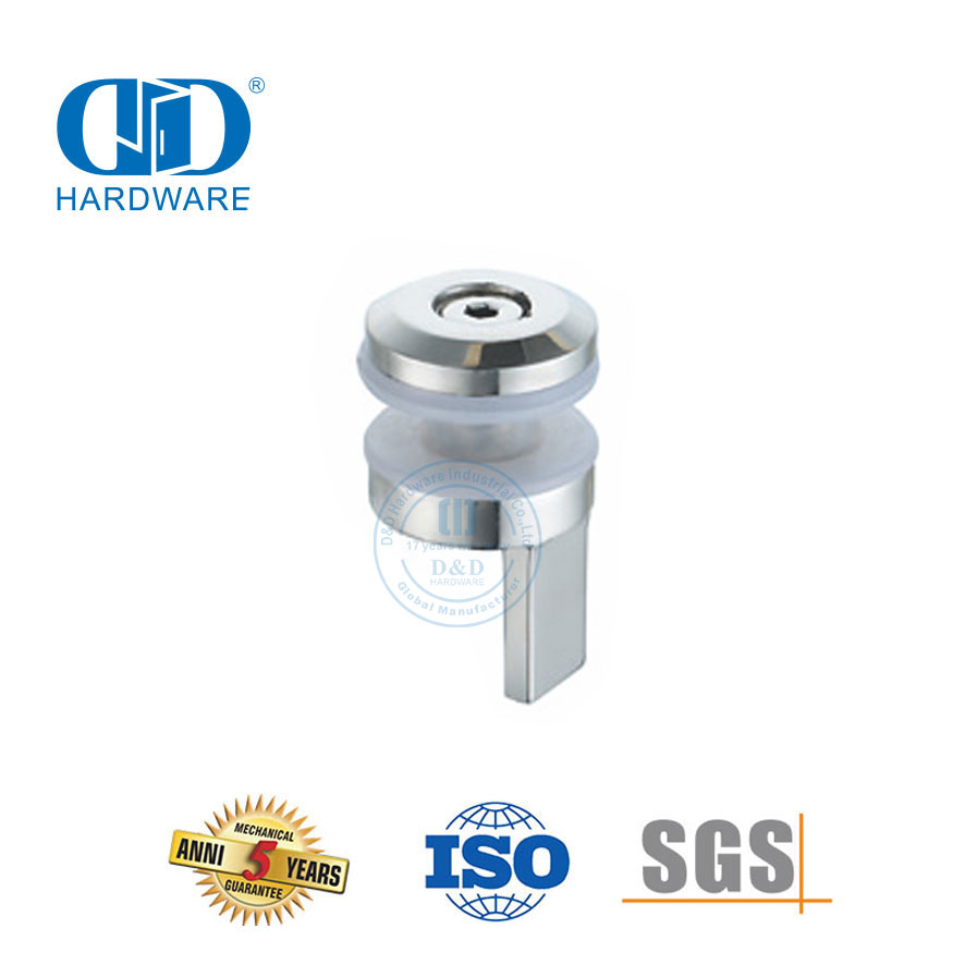 Acessório de móveis para dispositivo anti-salto com encaixe de vidro de aço inoxidável-DDSL001-3