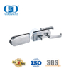 Fechadura de canto de aço inoxidável, encaixe de ferragem, maçaneta de porta de vidro, acessórios para chave Lock-DDGL001