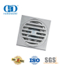 Dreno de piso quadrado de aço inoxidável de alta segurança, dreno de chuveiro de banheiro, hardware para porta de vidro-DDFD0011