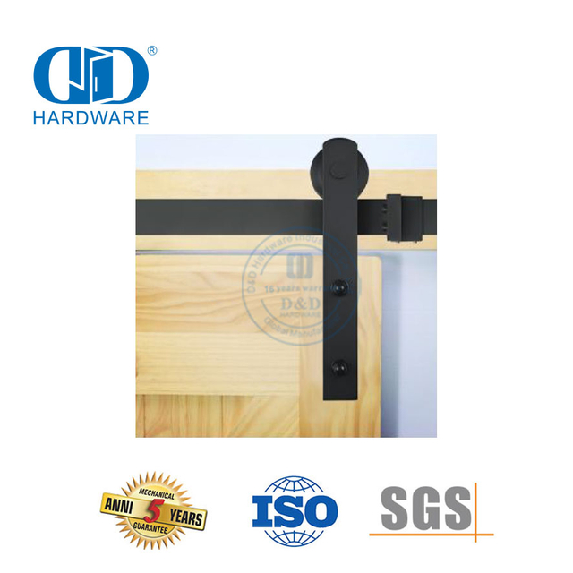Hardware de porta de celeiro de aço inoxidável Hardware de garagem de aço Bypass Hardware de porta de celeiro-DDBD013