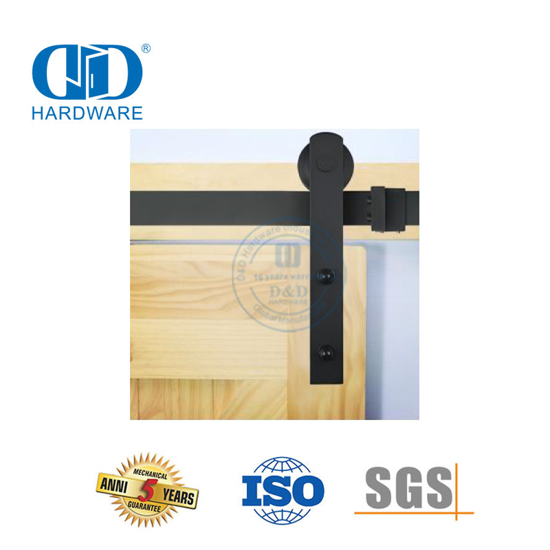 Hardware de porta de celeiro de aço inoxidável Hardware de garagem de aço Bypass Hardware de porta de celeiro-DDBD013