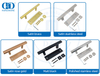Hardware de porta de celeiro deslizante de aço inoxidável Exterior Heavy Duty Armário Rolando Hardware de porta industrial Kit-DDBD137