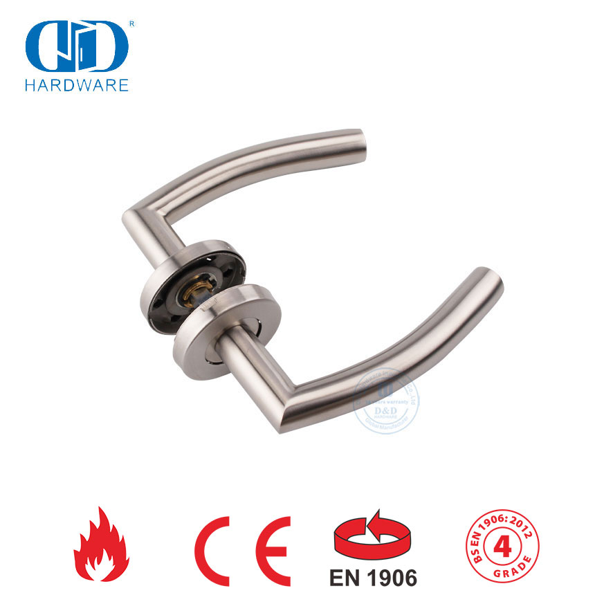 EN 1906 Ferragens para móveis Alças de alavanca de aço inoxidável de alta qualidade-DDTH011-SSS