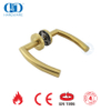 Puxadores de alavanca de porta externa comercial de latão acetinado de aço inoxidável-DDTH011-SB