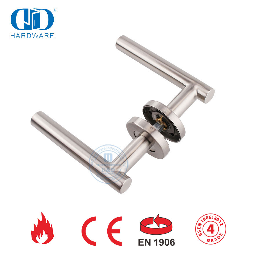 EN 1906 Alça de alavanca tipo tubular reto de boa qualidade-DDTH009-SSS