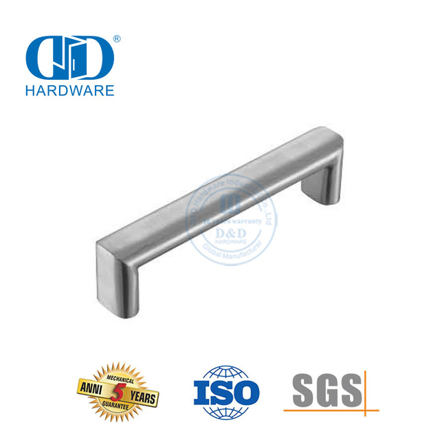Armário de cozinha quadrado puxar móveis alça moderna armário de cozinha acessórios de ferragem simples cozinha Handle-DDFH040