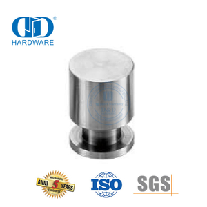 Botões de móveis sólidos redondos de aço inoxidável da moda para gaveta de armário Dresser-DDFH046
