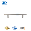 Maçaneta moderna de aço inoxidável com barra T prateada para porta de banheiro para porta de vidro-DDPH031-SSS