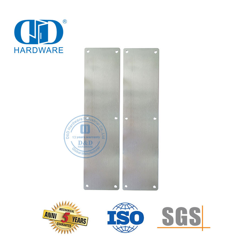 Alta qualidade de aço inoxidável posição diferente uso fundo protetor interior exterior porta kick Plate-DDKP001