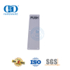 Moderno push placa de nome da porta de aço inoxidável placa sinal casa banheiro banheiro porta entrada assinatura Plate-DDSP005