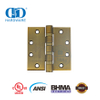 Dobradiça de porta de madeira de metal resistente de latão antigo com certificado BHMA UL com classificação de fogo ANSI -DDSS001-ANSI-1-4.5x4.5x4.6mm