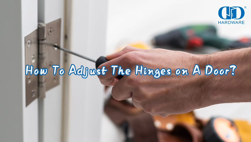 Como ajustar as dobradiças em uma porta？