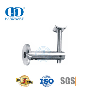 Acessórios para escadas, acessórios para escadas, montagem em vidro de aço inoxidável, suporte de parede, corrimão Bracket-DDHB005