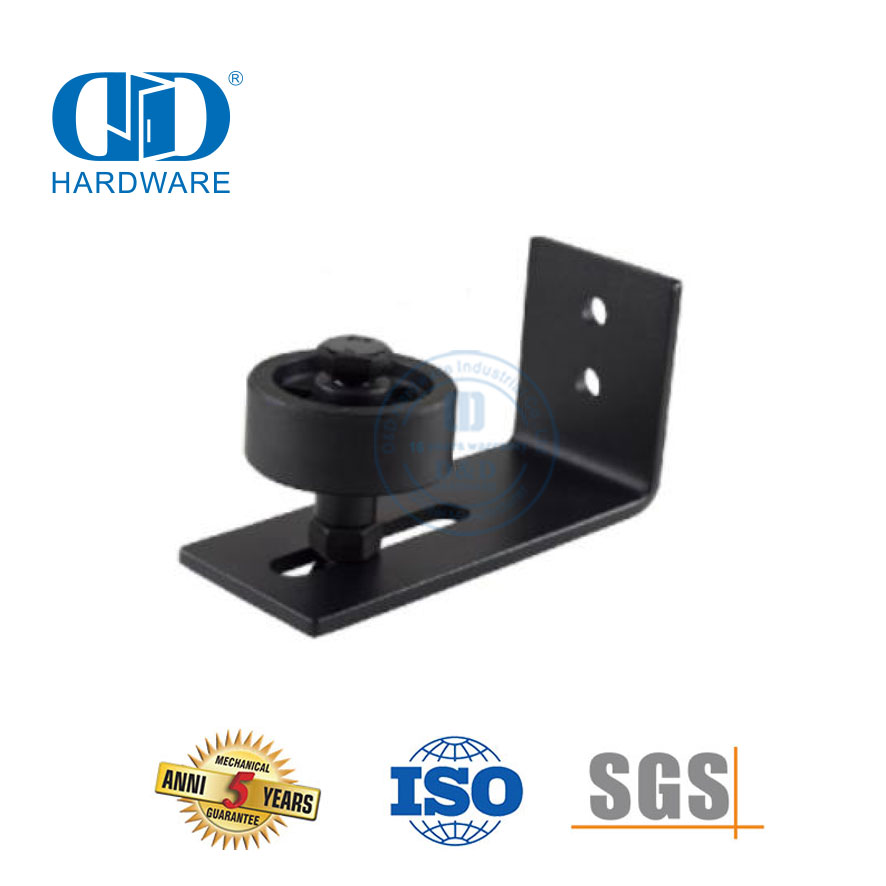 Aço inoxidável deslizante celeiro porta de madeira ferragens de garagem de aço bypass porta Hardware-DDBD079