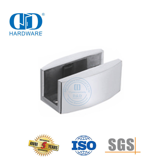 Acessórios de vidro de aço inoxidável Porta deslizante Hardware Shimmy Arrester-DDSL001-7