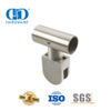 Conector de dobradiça de chuveiro de aço inoxidável, conector de canto de parede de vidro, montagem de remendo, braçadeira superior de vidro