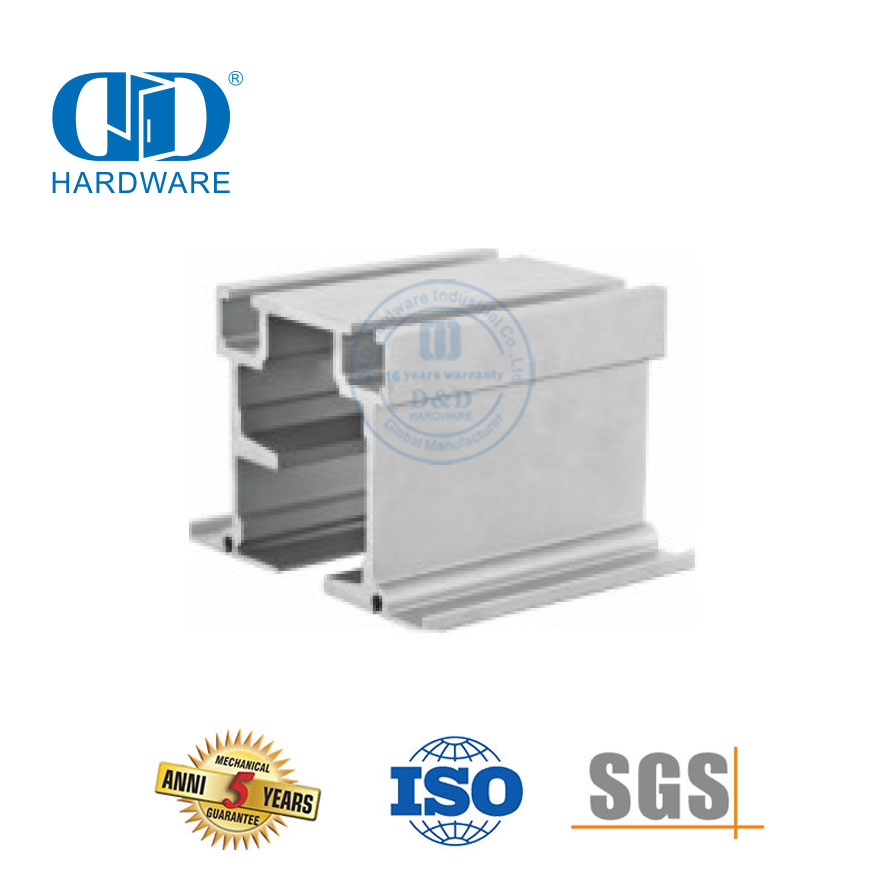 Rolo de suspensão da porta deslizante dos acessórios de vidro do trilho de guia do perfil de aço inoxidável do OEM para o banheiro Restroom-DDGS149