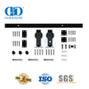 Tubo de aço inoxidável parafuso prisioneiro mais estável porta deslizante ferragem bolso quadro da porta do celeiro Hardware-DDBD063