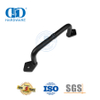 Aço inoxidável preto inserção de aço escondido porta embutida recesso deslizante maçaneta da porta do celeiro dupla face Handle-DDBD117