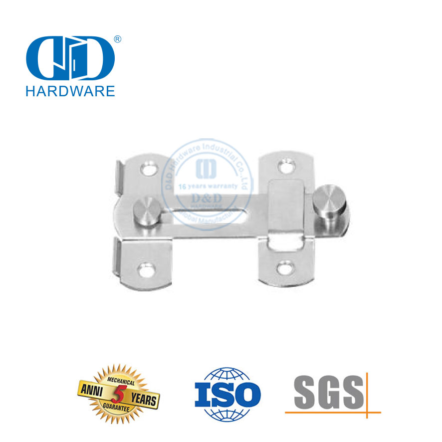 Hardware de aço inoxidável cetim segurança metal porta guarda porta exterior guarda fechadura da porta Guard-DDDG006
