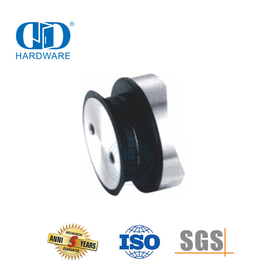 Ponto de porta deslizante de vidro de aço inoxidável ajustável braçadeira fixa acessórios de vidro ferragem móveis Fitting-DDGP019