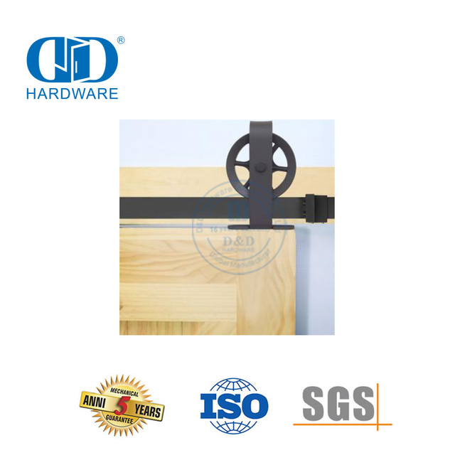 Aço inoxidável resistente porta do celeiro ferragem acessório de ferragem de aço garagem Hardware-DDBD012