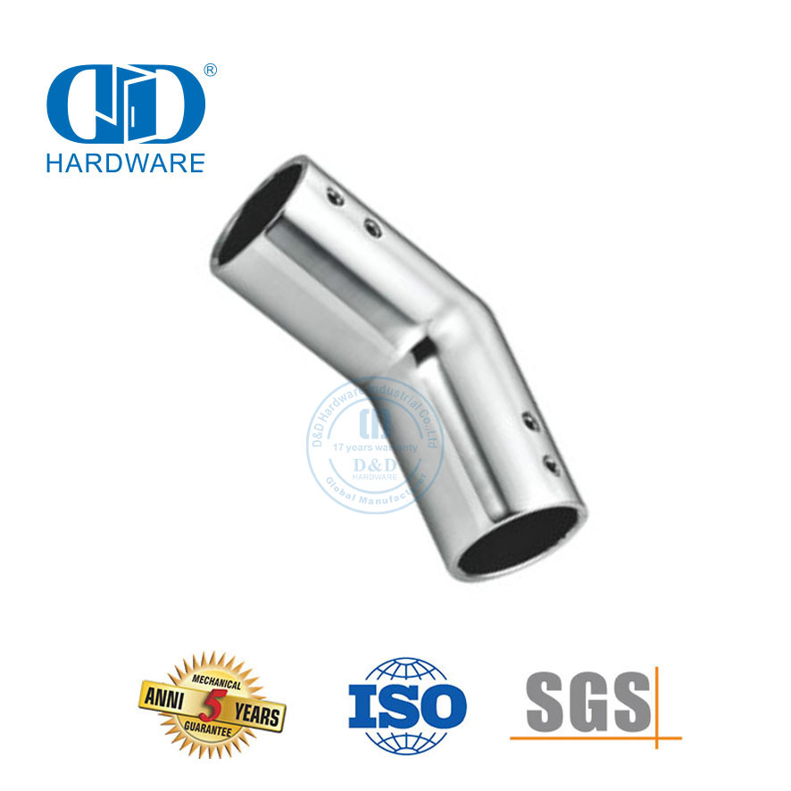 Fábrica de aço inoxidável tubo de vidro titular clipe porta conector do painel de vidro Connector-DDSC034
