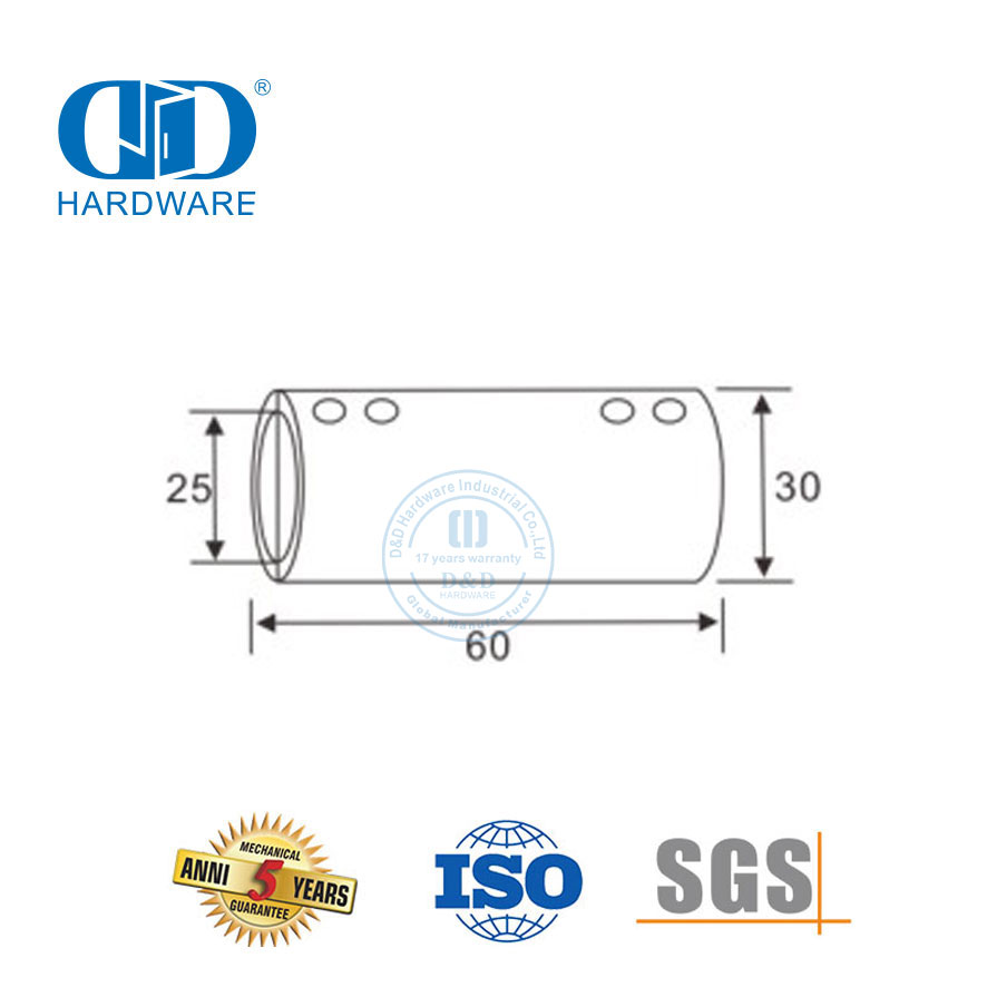 Painel de vidro de aço inoxidável suporte conector chuveiro cubículo divisórias painel de vidro Connector-DDSC037