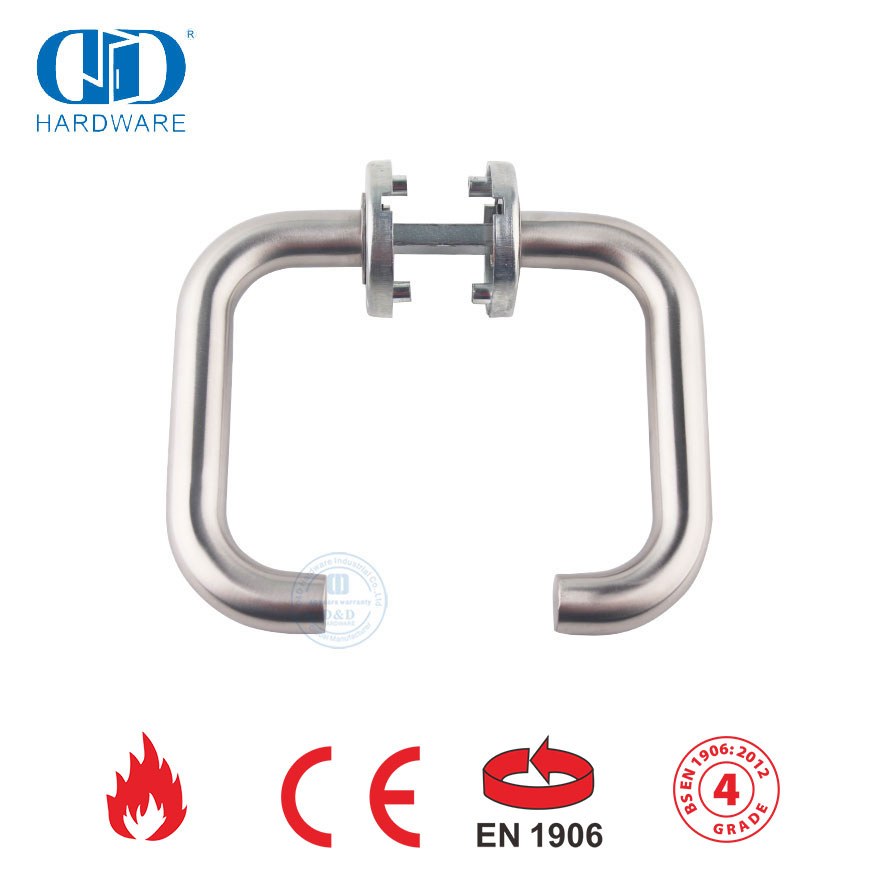 Hardware de porta interna BS EN 1906 tipo alavanca maçaneta de porta-DDTH001-SSS