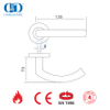 Puxadores de alavanca de porta externa comercial de latão acetinado de aço inoxidável-DDTH011-SB