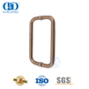 Puxador de porta de vidro para chuveiro tubular redondo de aço inoxidável-DDPH007-A-RG
