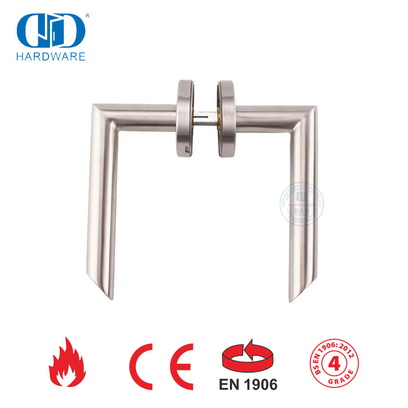 Novo Design Funiture Hardware EN 1906 Tubo Oco Alavanca Handle-DDTH012-SSS