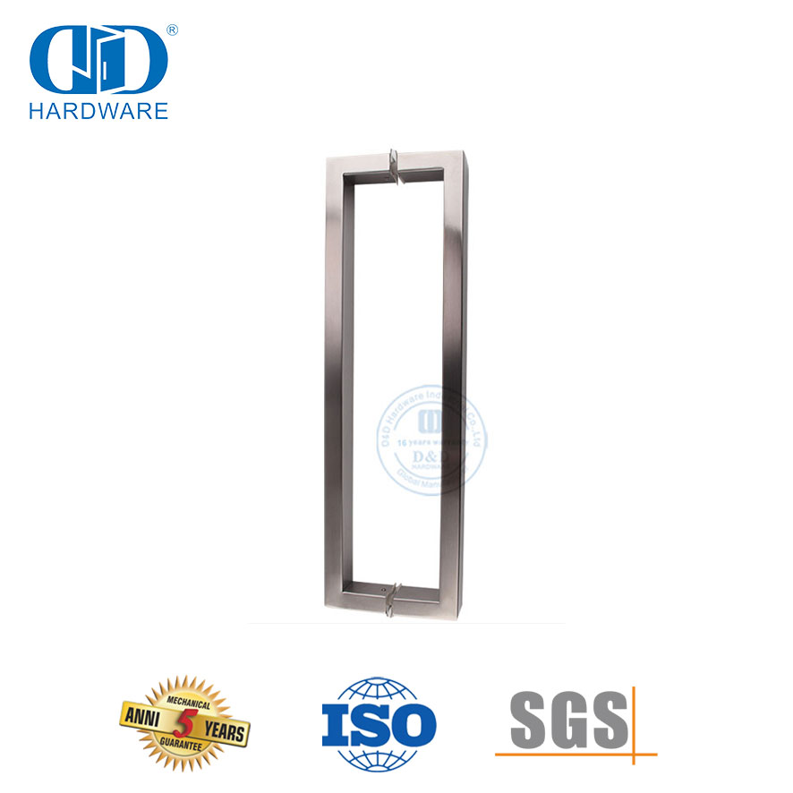 Puxador de aço inoxidável do fabricante OEM para porta de vidro do chuveiro-DDPH015