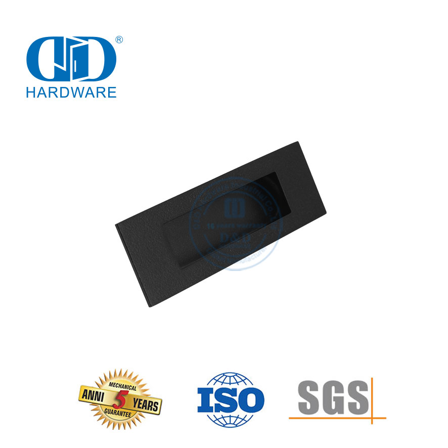 Montagem de móveis de aço inoxidável armário de cozinha gaveta guarda-roupa puxar flush handle-DDFH009-B