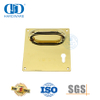 Centro de hardware decorativo para centralizar maçaneta de porta de aço inoxidável de 72 mm com placa-DDTP001-PVD