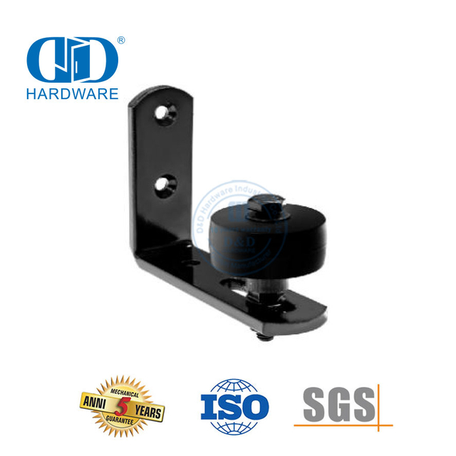 Aço carbono metal tipo americano montagem porta do celeiro piso guia montagem na parede porta Guide-DDBD086