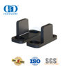 Aço inoxidável preto porta dupla porta do celeiro ferragem piso inferior Guide-DDBD085