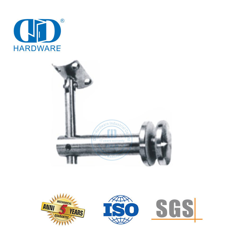 Suporte de corrimão de aço inoxidável, suporte de vidro, braçadeira de parede, Bracket-DDHB006