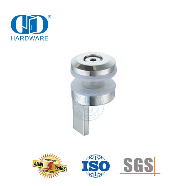 Acessório de móveis para dispositivo anti-salto com encaixe de vidro de aço inoxidável-DDSL001-3